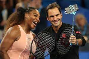 Serena Williams e Roger Federer juntos
