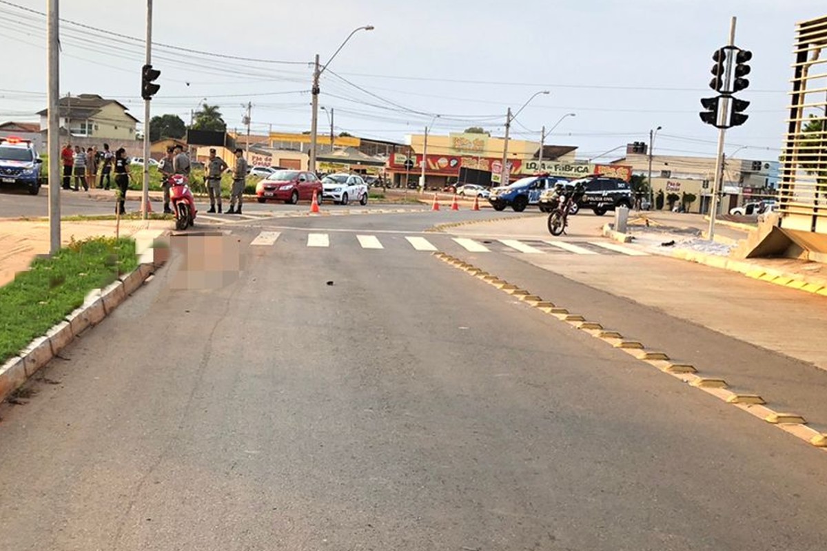 Adolescente seguia na contramão da Avenida dos Ypês na faixa exclusiva do BRT se acidentou