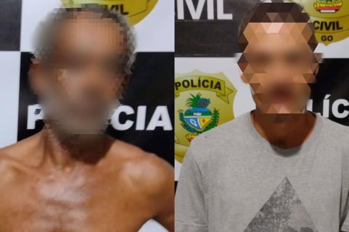 Polícia prende em flagrante dupla acusada de roubo em Uruaçu (GO) (Foto: Divulgação - Polícia Civil)