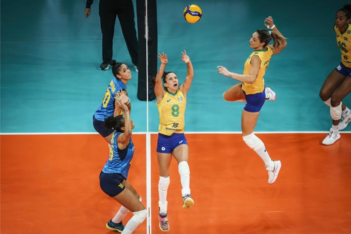 Jogo da seleção brasileira de vôlei