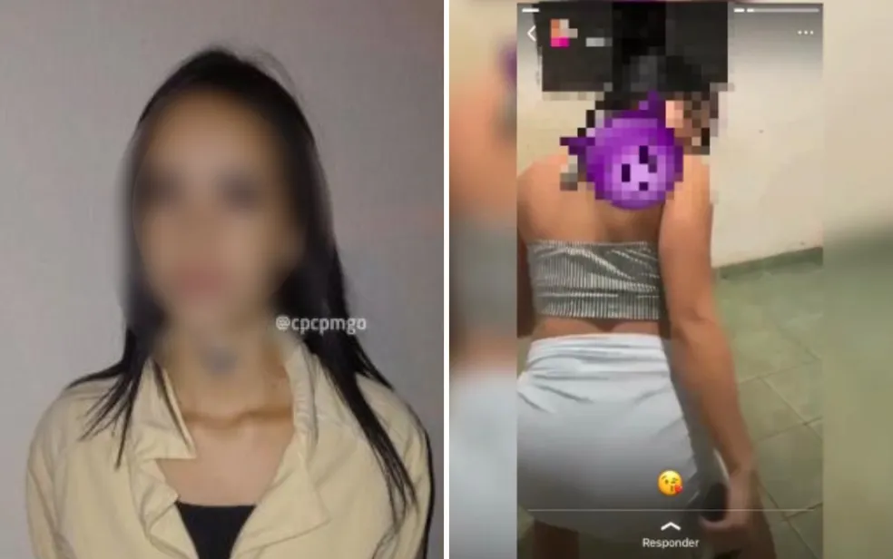 Dupla foi presa na Vila Maria Duas mulheres são presas após ostentarem armas nas redes sociais em Aparecida de Goiânia