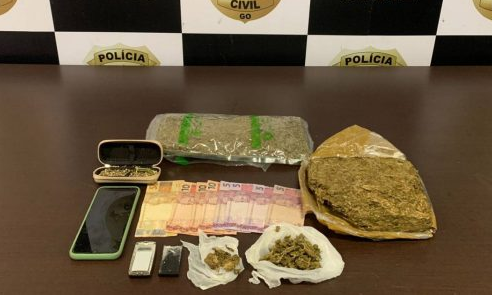 Polícia prende suspeito de vender drogas em bairros nobres de Goiânia