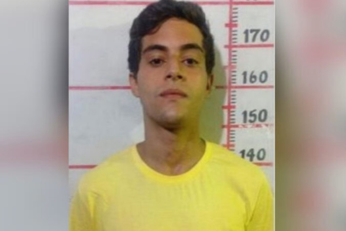 Matheus Felipe de Melo, suspeito de roubar um motorista de aplicativo em agosto deste ano, no Residencial Serra Azul I, em Goiânia (Foto: Divulgação – PC)