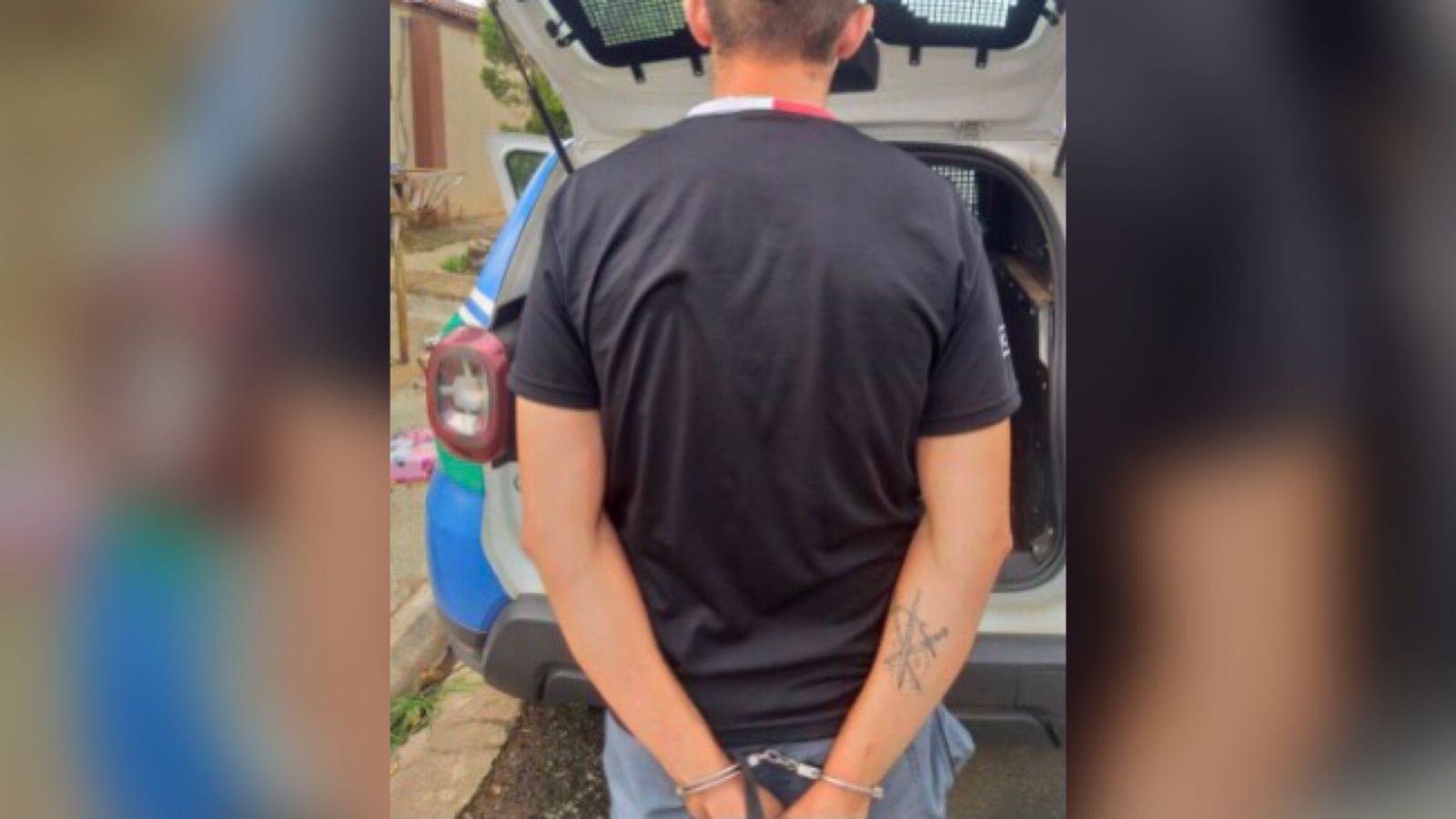 Homem tenta se esconder ao passar do lado de viatura e é preso por tráfico de drogas em Goiânia