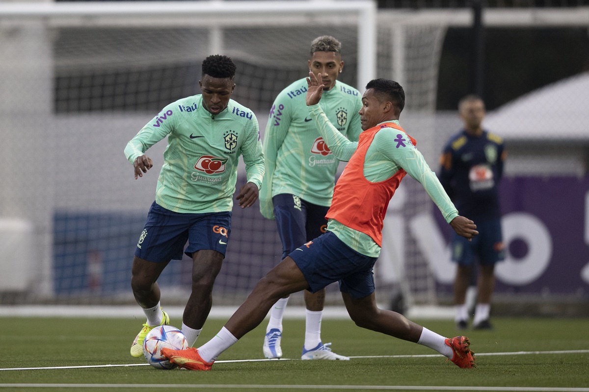 Treino da seleção brasileira