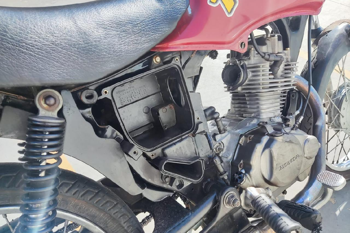 Flagrante foi feito após motociclista se envolver em acidente sem vítimas, no bairro Jardim Santo Antônio