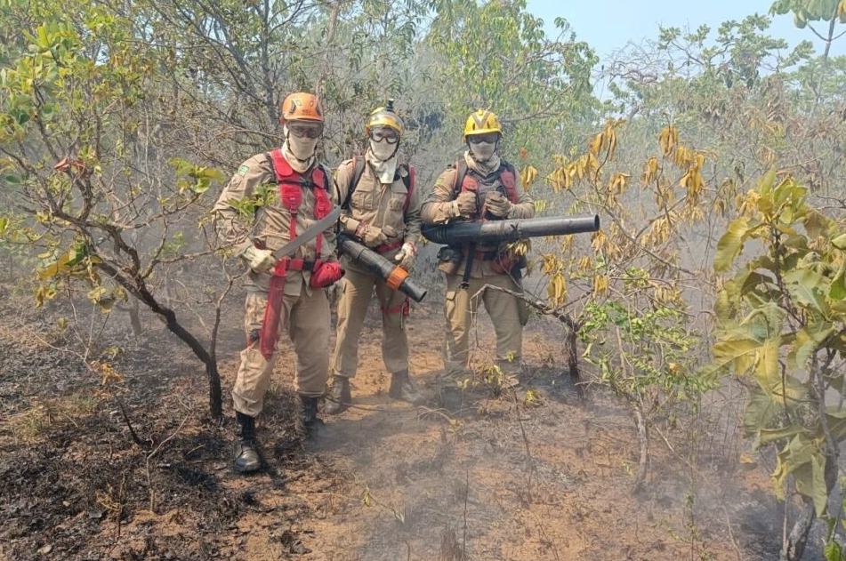Fogo atinge quase 6 mil hectares de área de preservação na região da Chapada dos Veadeiros