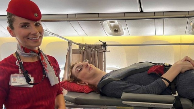 A mulher mais alta do mundo atingiu um novo feito: viajou pela primeira vez de avião. (Foto: instagram)