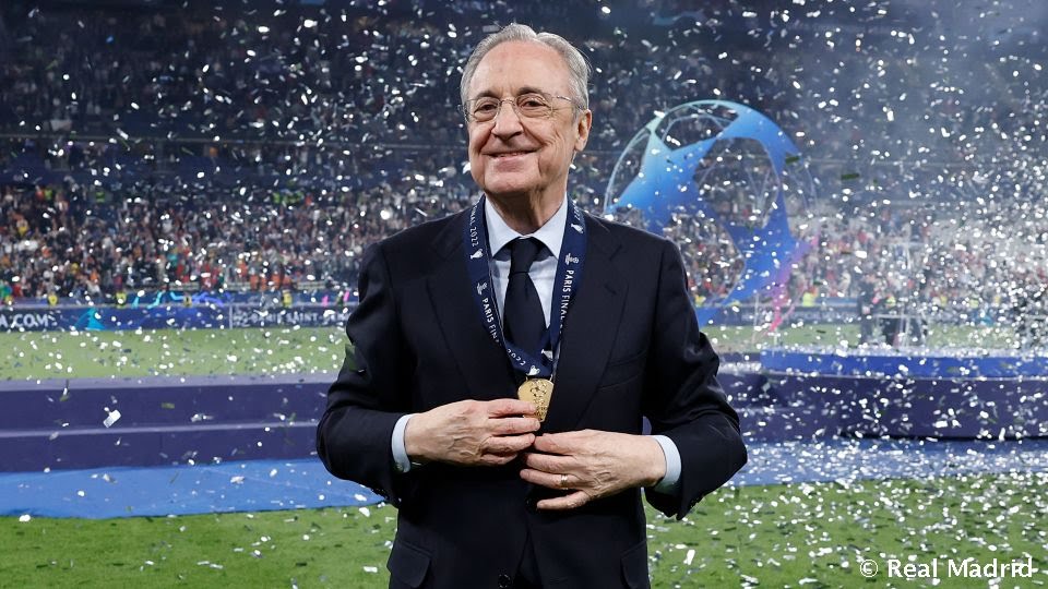 Florentino Pérez presidente do Real Madrid
