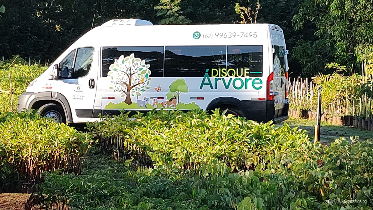 Disque-Árvore da Prefeitura de Goiânia (Foto: Divulgação - Secom)