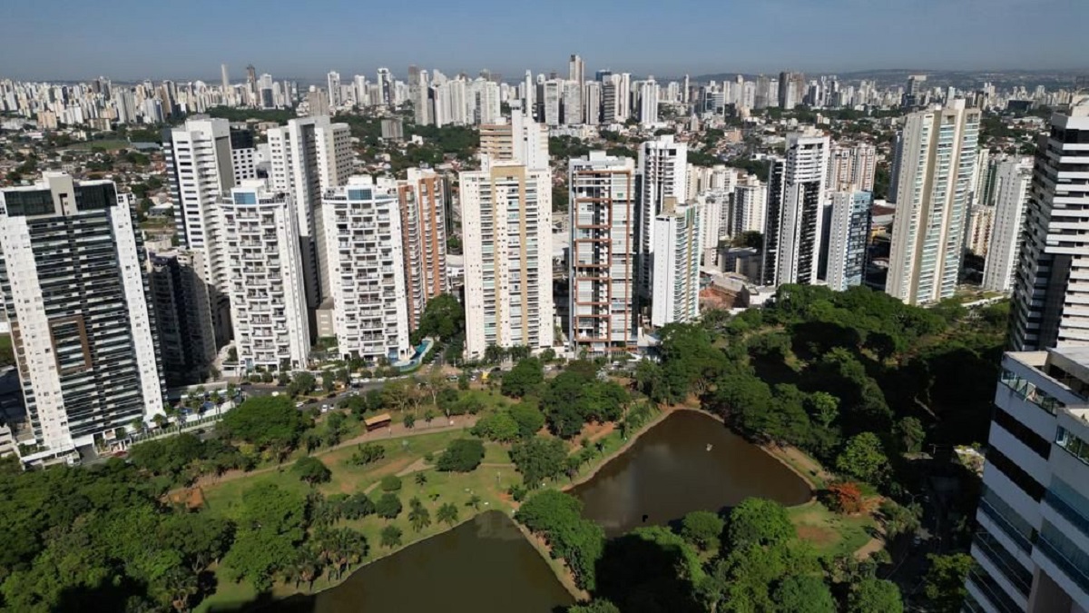 Vista aérea de Goiânia (Foto: Prefeitura de Goiânia - Divulgação)