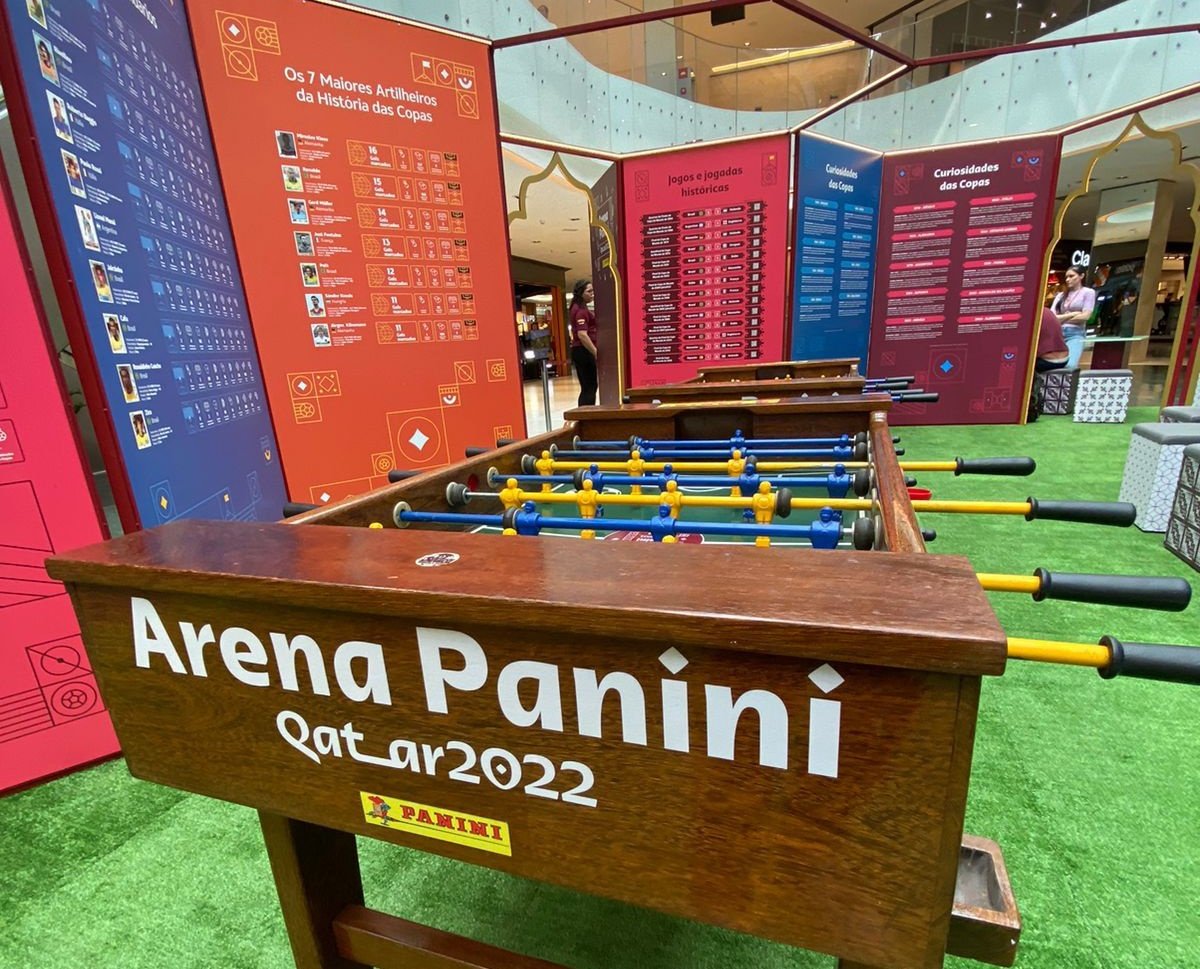 Arena Panini Catar 2022 no Shopping Flamboyant