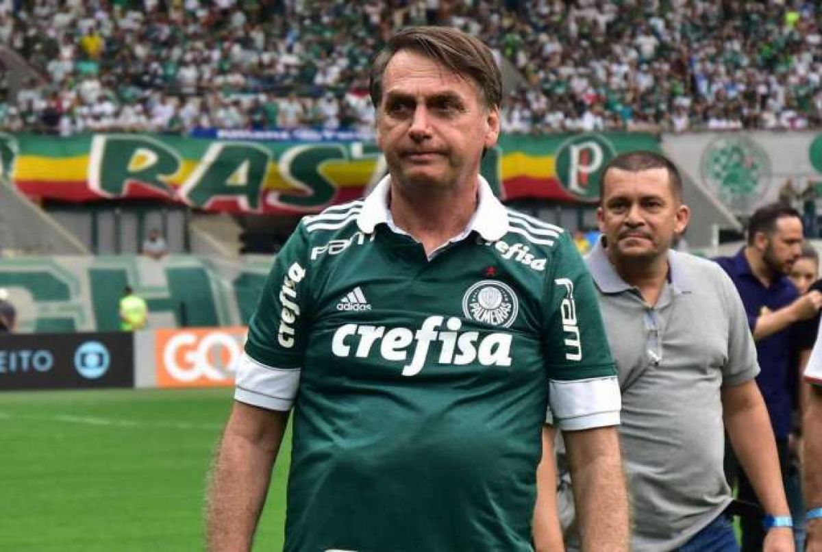 Bolsonaro estuda vir a Goiânia nesta segunda (10), para ver jogo do Palmeiras (Foto: Divulgação)