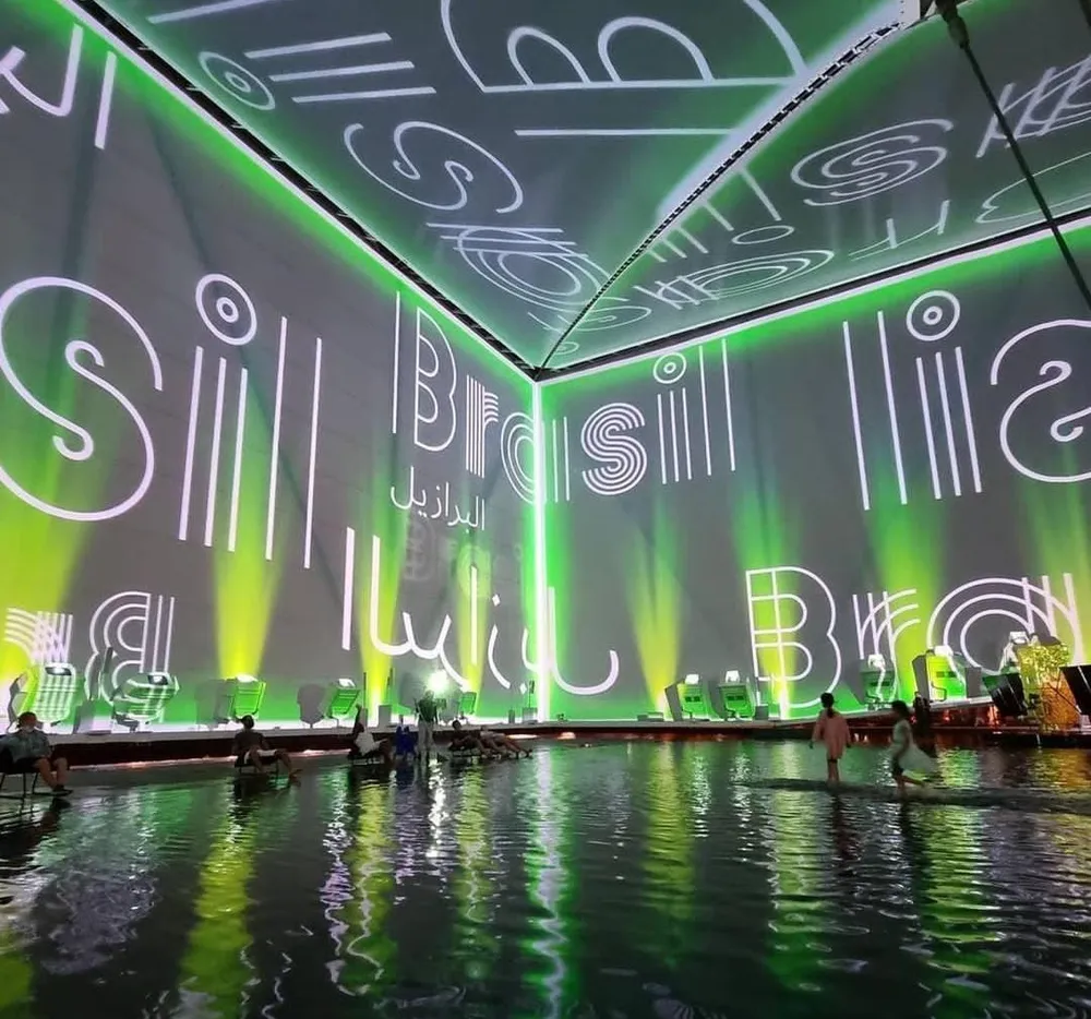 Pavilhão do Brasil na Expo Dubai, custeado com dinheiro público — Foto: Instagram