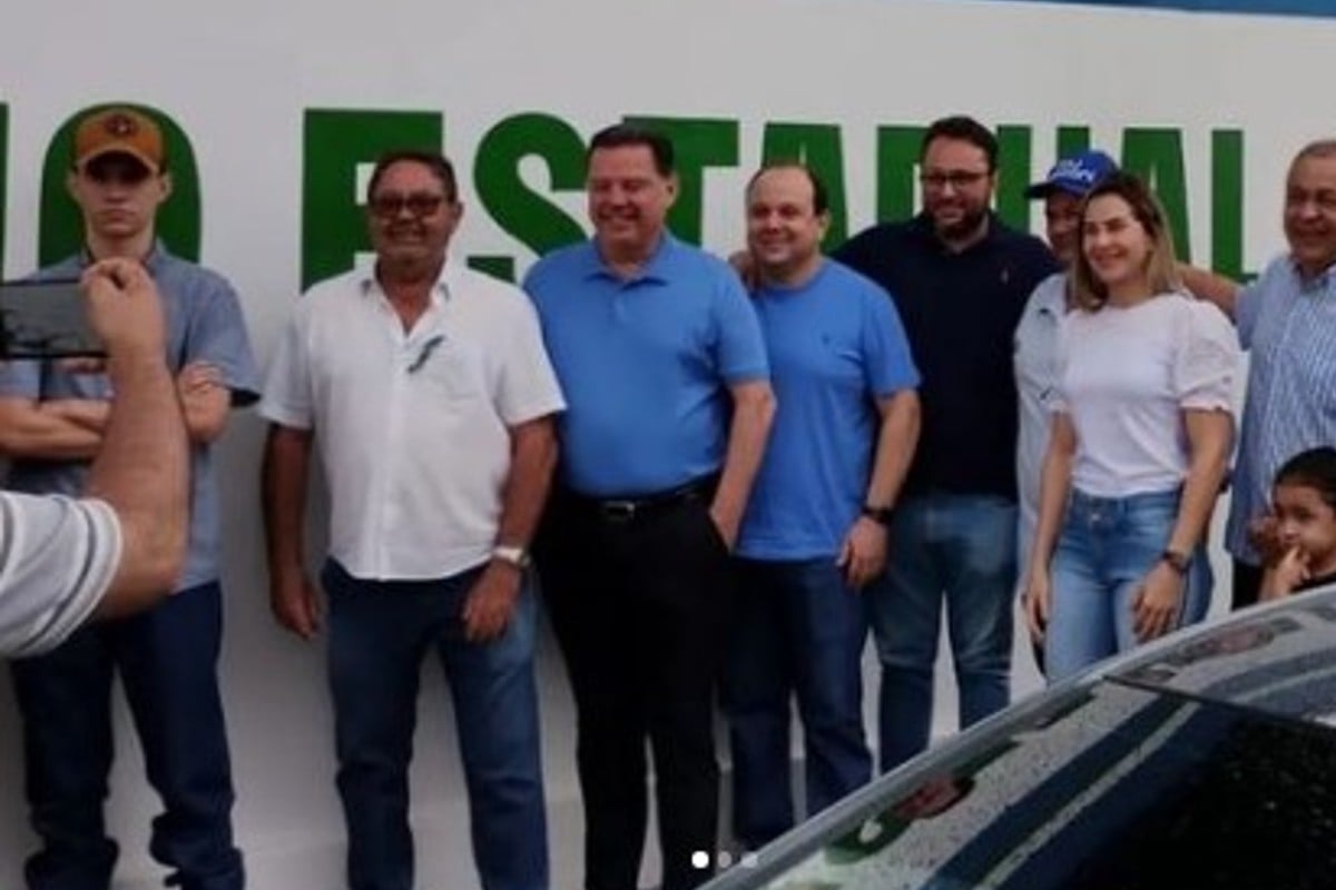 Marconi vota em Palmeiras de Goiás e pede que resultado da eleição seja respeitado (Foto: Reprodução/Instagram)