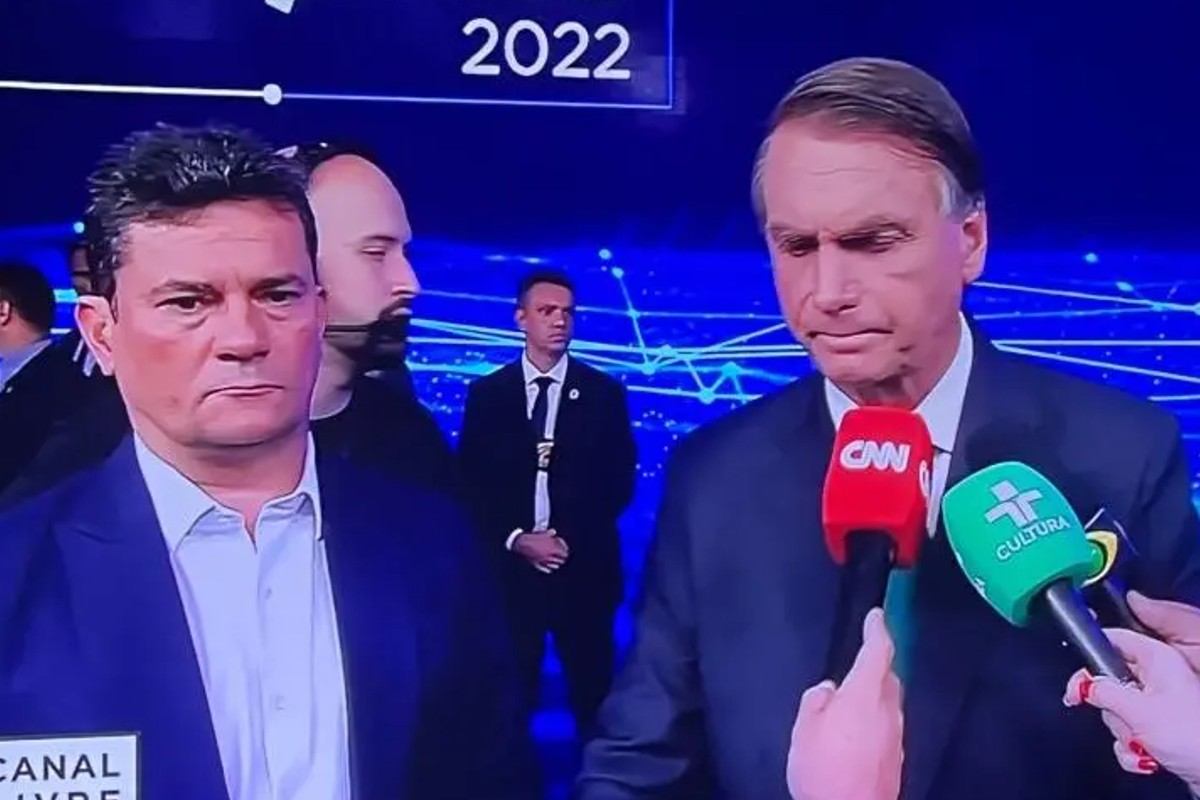 Moro acha que foi ‘pouco aproveitado’ por Bolsonaro na eleição (Foto: Reprodução/TV Band)