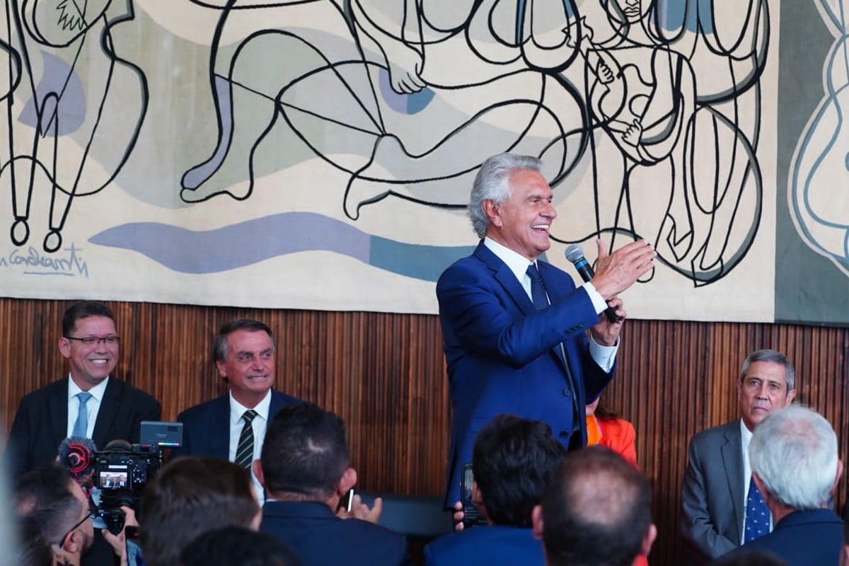 Ao apoiar Bolsonaro, Caiado diz que “continuidade dará tranquilidade”