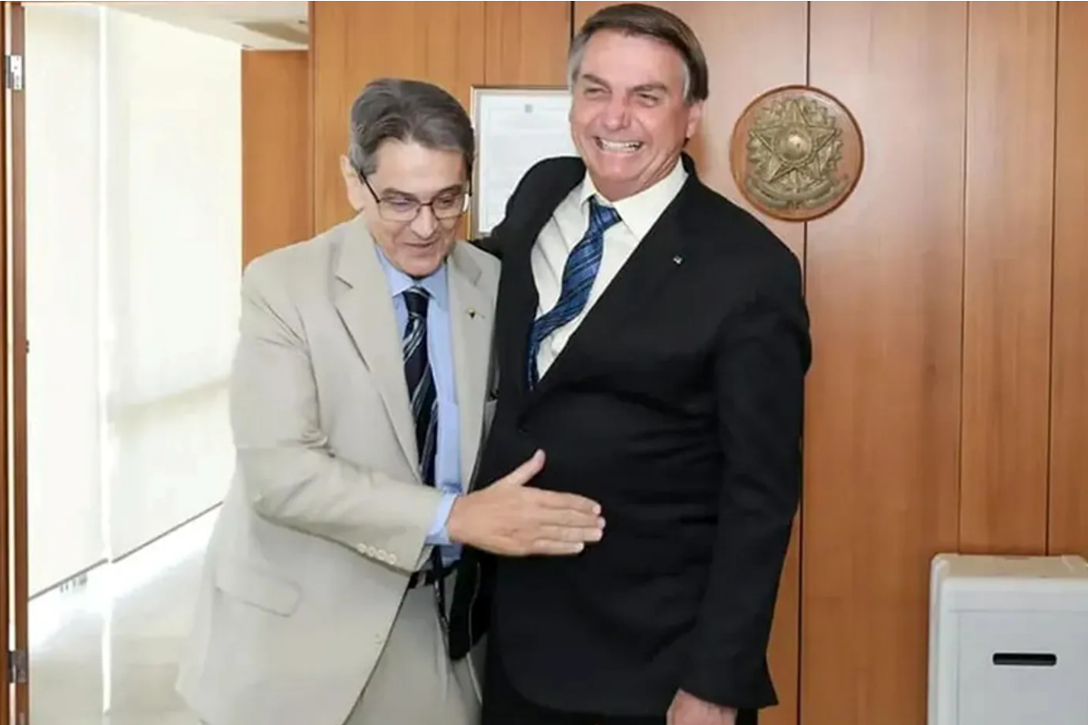Roberto Jefferson e Jair Bolsonaro (PL) em publicação feita pelo PTB