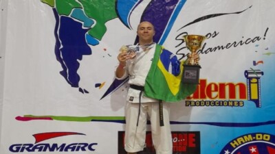 Guilherme Mendonça com o título continental