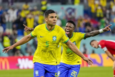 Nos minutos finais, Casemiro marcou um golaço e determinou a vitória da seleção brasileira. Foto: Lucas Figueiredo - CBF