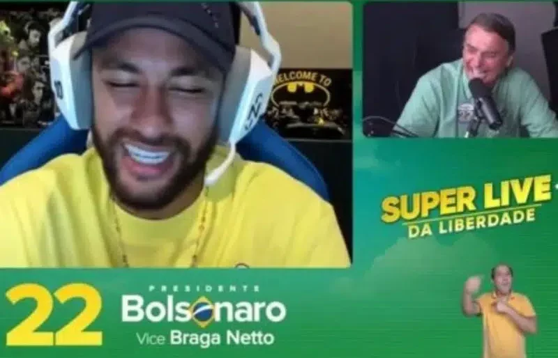 Neymar Lula Eleitores fizeram críticas ao jogador Bolsonarista, Neymar é provocado por apoiadores de Lula: 'Vai ter que declarar'