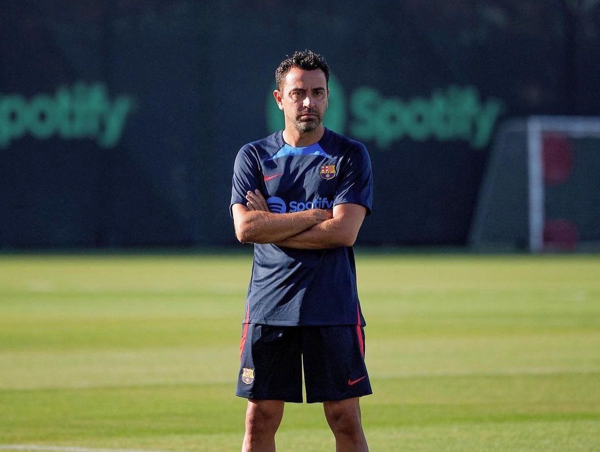 Xavi, treinador do Barcelona