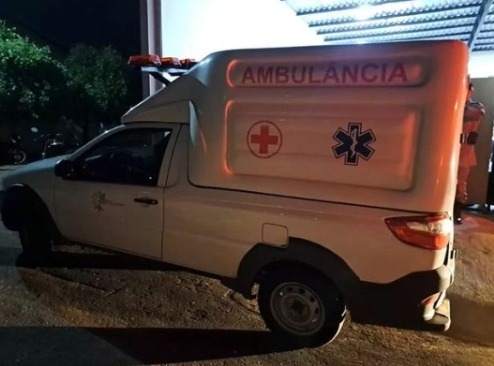 Um homem, que não teve o nome divulgado, foi preso suspeito de furtar uma ambulância da Prefeitura de Nova Aurora, no interior de Goiás. (Foto: reprodução/Zap Catalão)