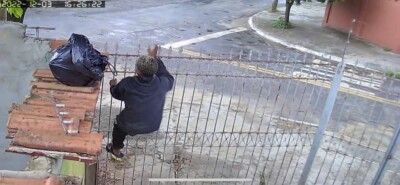 Flagrado em furto rompeu tornozeleira eletrônica e já era condenado pelo mesmo crime (Foto: divulgação/Rotam)