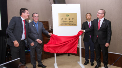 Universidade Federal de Goiás (UFG) inaugurou o Instituto Confúcio de Medicina Chinesa, com cursos de língua, cultura e Medicina Chinesa