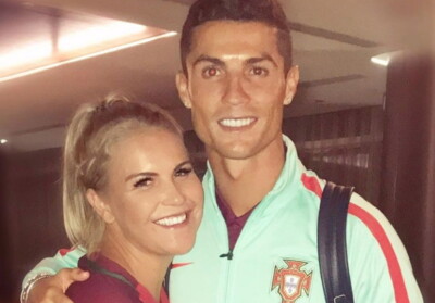 Katia Aveiro e Cristiano Ronaldo (Foto: Reprodução)