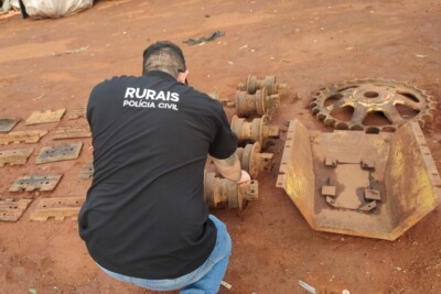 Homem é preso por tráfico e receptação de maquinário agrícola, em Goiânia