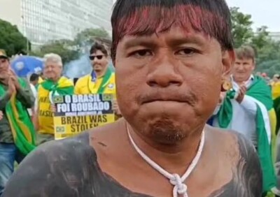 Cacique Serere foi detido por atos antidemocráticos Pastor indígena bolsonarista preso pela PF já foi condenado por tráfico de drogas