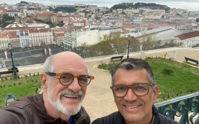 Marcos Caruso e marido