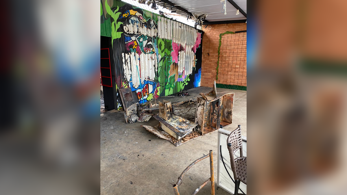 Dono de bar que pegou fogo em Aparecida contabiliza prejuízo de aproximadamente R$30 mil