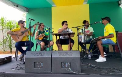 Roda de samba em Goiânia com Diego Mendes e Banda