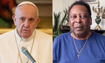 Pontífice encontrou-se com governador de São Paulo nesta quarta-feira (7) Papa Francisco diz que está rezando por Pelé