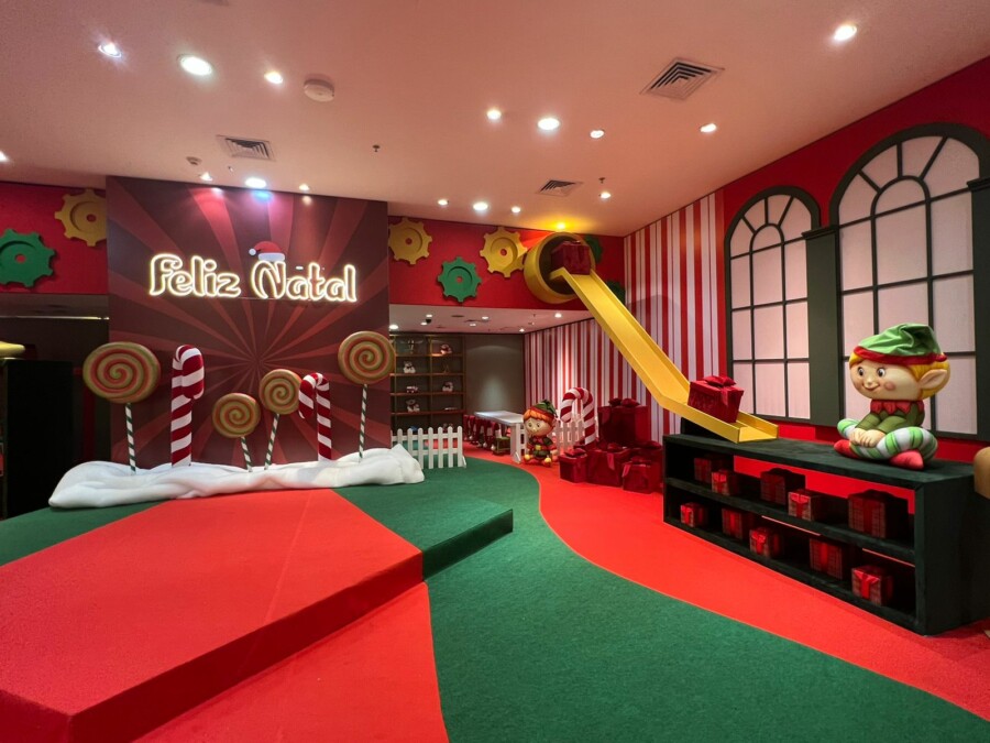 Fábrica de Presentes do Noel é atração do Goiânia Shopping, de 3 a 24/12