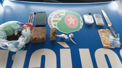 Suspeitos são presos por envolvimento com tráfico de drogas em Trindade