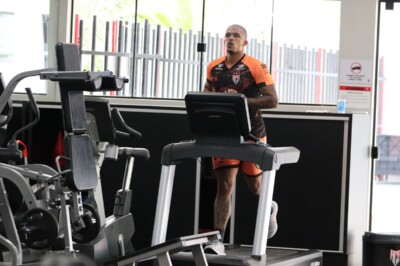 Diego Loureiro em início de pré-temporada pelo Atlético Goianiense