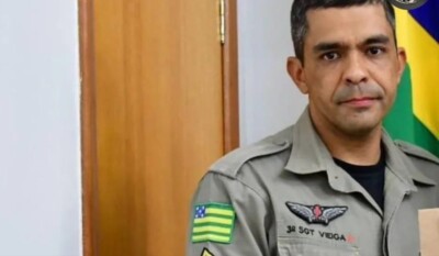 Welton da Silva Veiga, sargento da PM, foi morto após reagir à prisão em Anápolis (Foto: reprodução/Rota Policial 6)