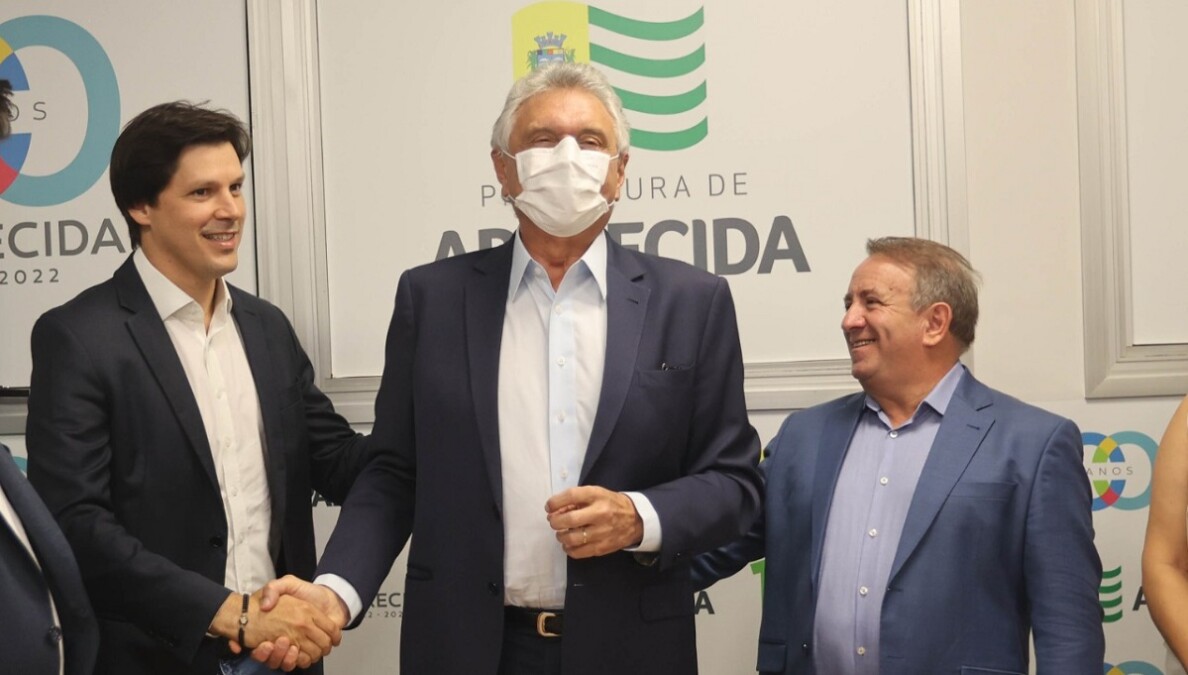 Daniel Vilela, Caiado e Vilmar Mariano
