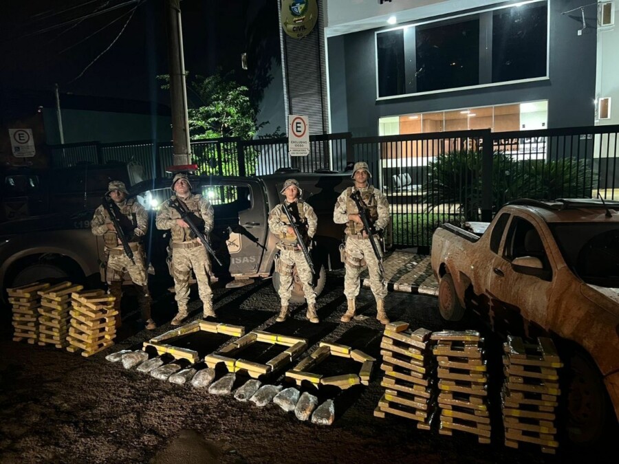 Três ocorrências terminaram com cinco suspeitos mortos no interior goiano em uma noite (Foto: divulgação/PM)