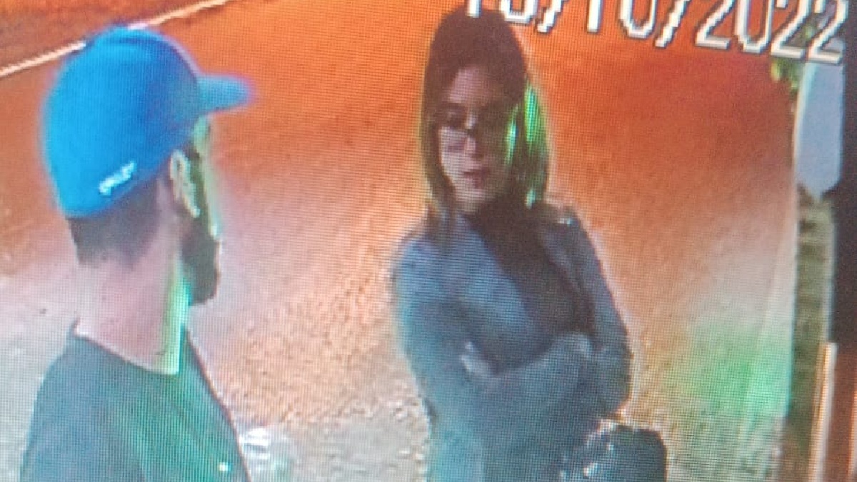 Segundo casal chega ao motel. A mulher suspeita continua foragida (Foto: Divulgação – PC)