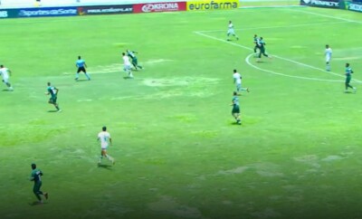 Jogo entre Goiás e Fluminense na Copinha