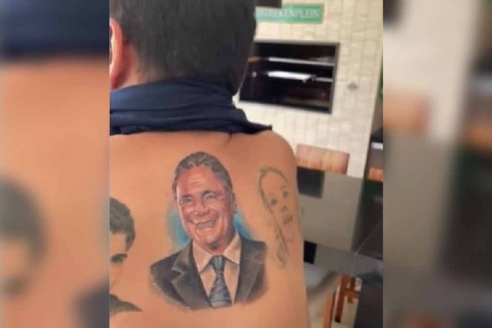 Kajuru Tatua Rosto De Alvaro Dias Em Tamanho Real