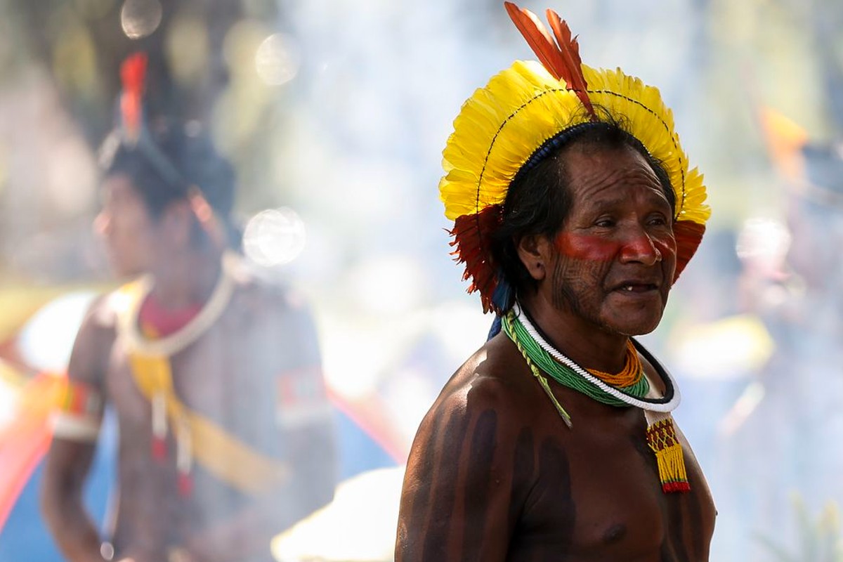 Índios yanomamis sob pressão (Foto: Agência Brasil)