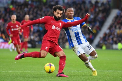 Jogo entre Liverpool e Brighton