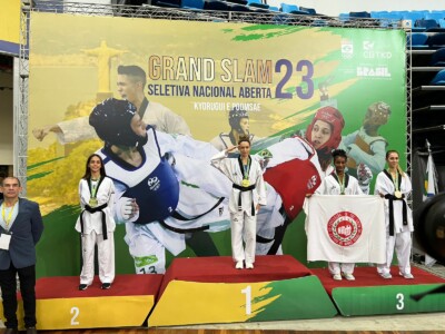 Pódio do Grand Slam de Taekwondo