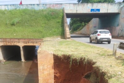 Goiânia: Marginal Botafogo tem trecho em meia pista para obras até quinta