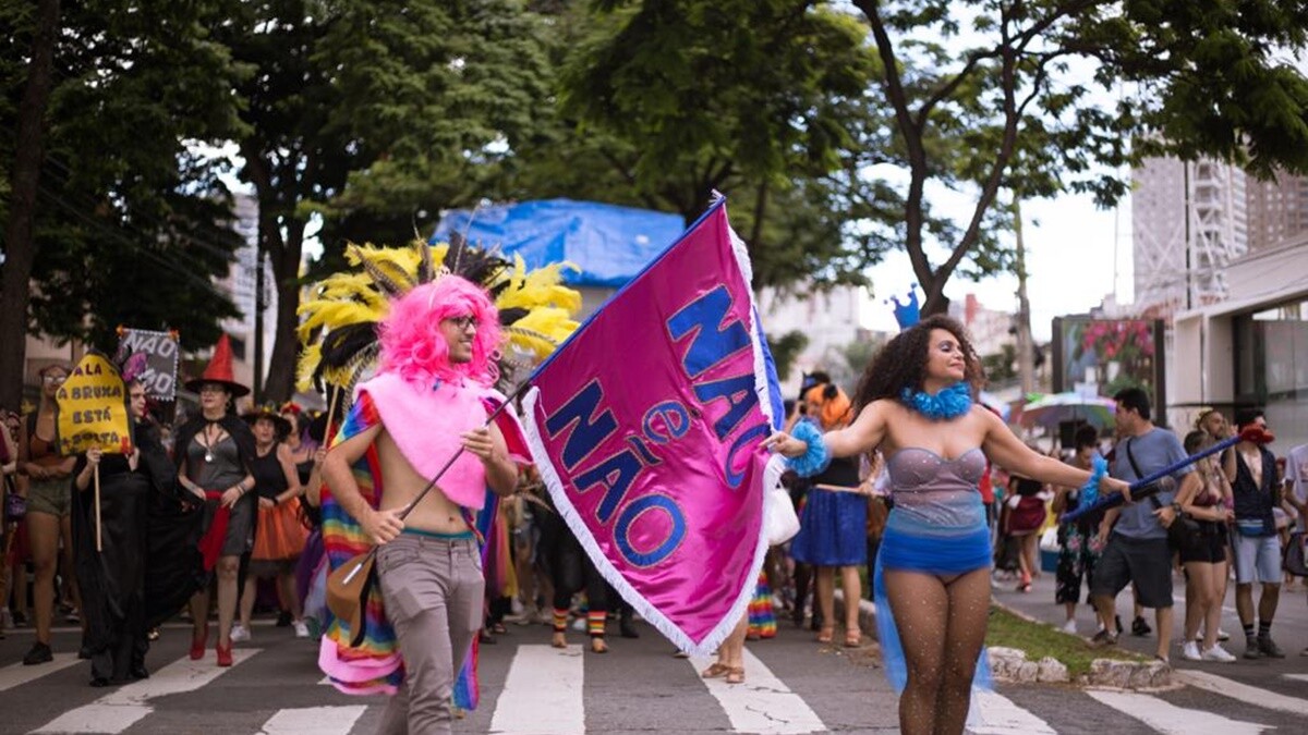 Bloco Não é Não no Carnaval de 2020 (Foto: Michelly Matos - Bloco Não é Não)
